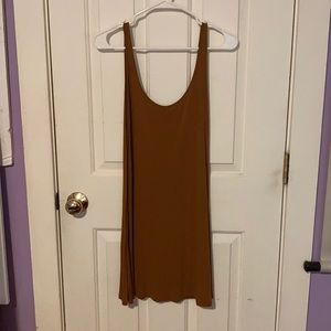 Scoop back shift dress